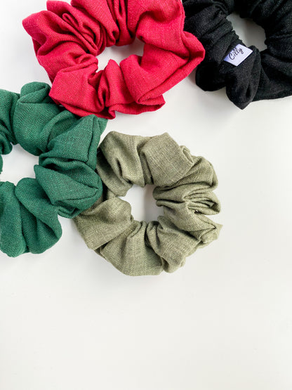 Lynn scrunchie Rood