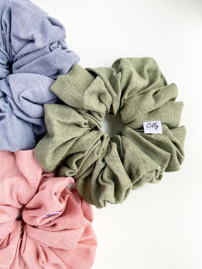 XL Lynn scrunchie Kaki Groen