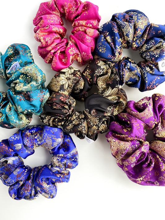 Brooke scrunchie Zwart