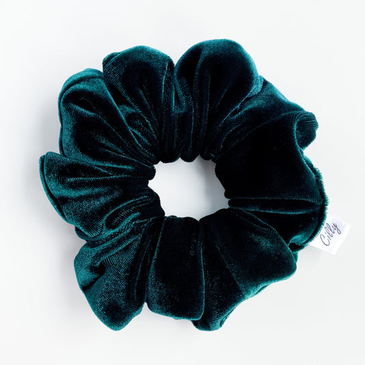Violet scrunchie Emerald Groen