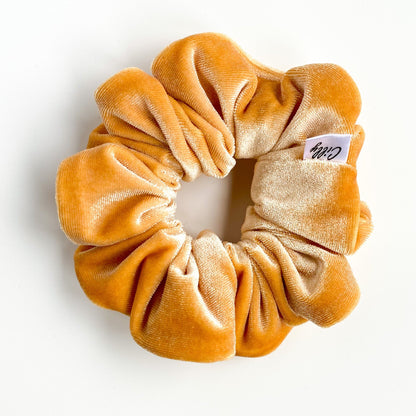 Violet scrunchie oker geel