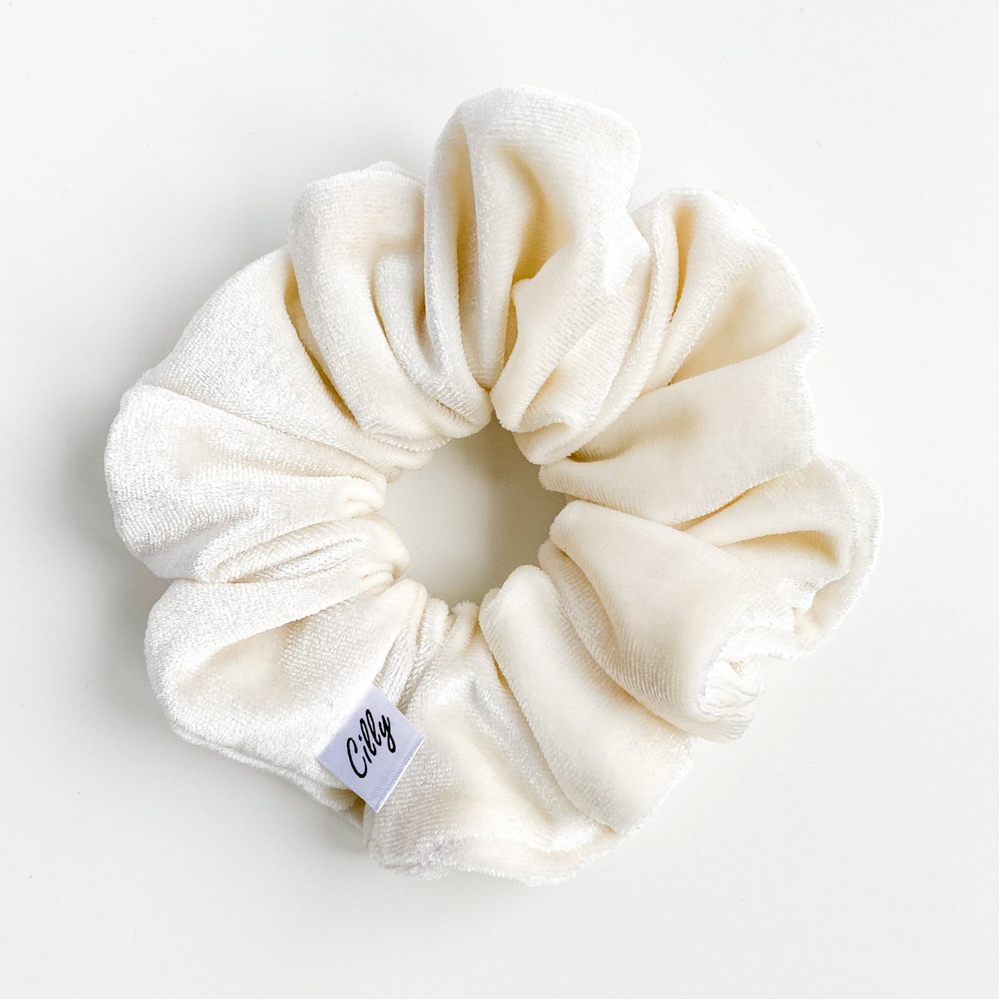 Violet scrunchie Ivoor