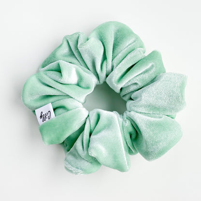 Violet scrunchie Mint