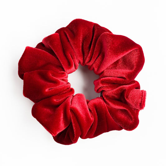 Violet scrunchie Rood