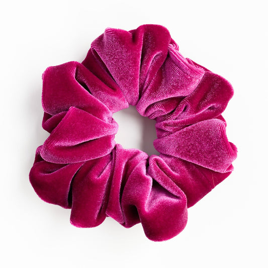 Violet scrunchie Magenta