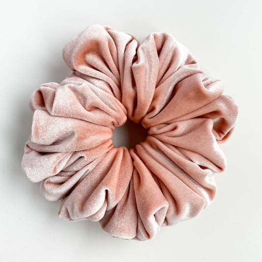 Xl Violet scrunchie Licht roze
