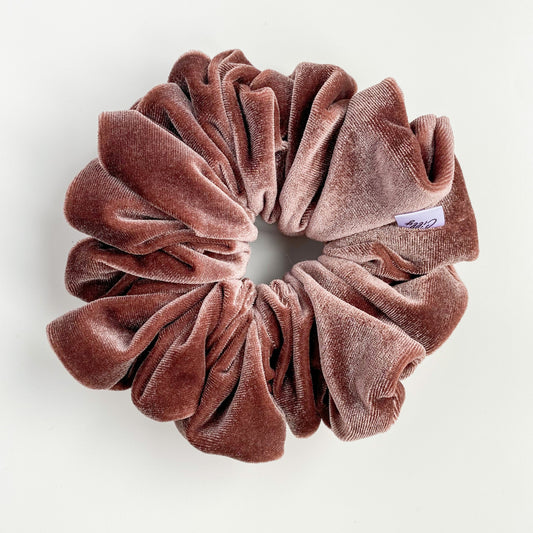 XL Violet scrunchie Taupe