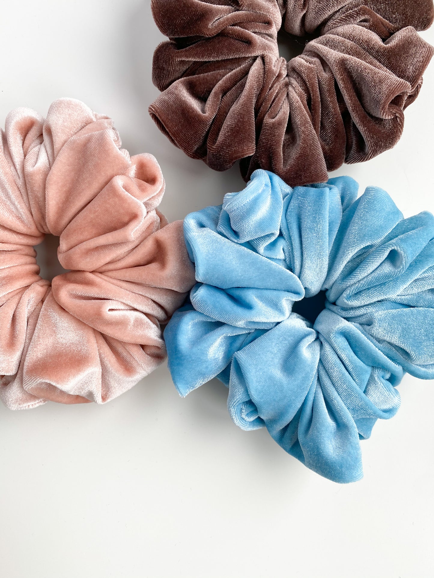Xl Violet scrunchie Licht roze