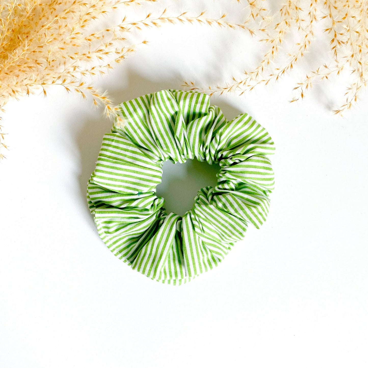 Gigi Scrunchie Lime Streep