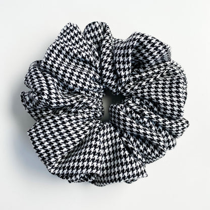 XL Pied de Poule scrunchie