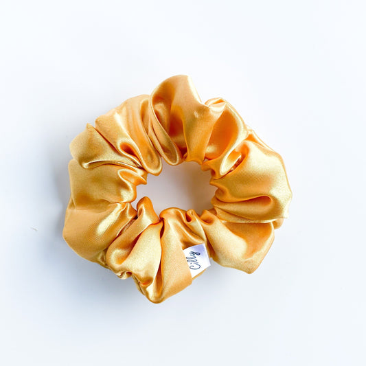 Satijnen scrunchie Goud