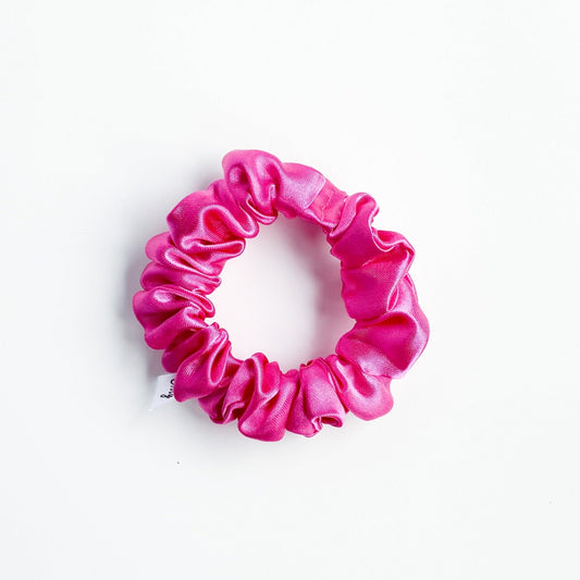 XS Satijnen scrunchie Roze