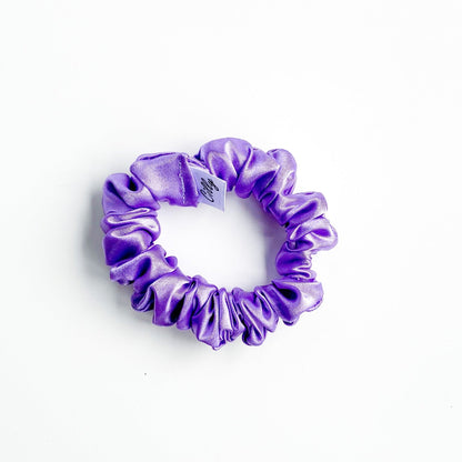 XS Satijnen scrunchie Lila