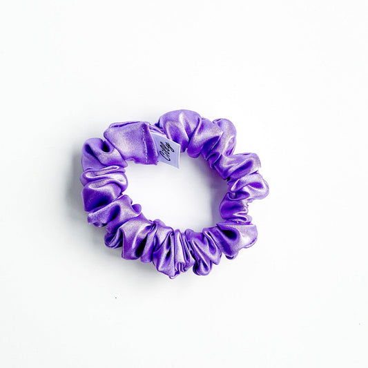 XS Satijnen scrunchie Lila