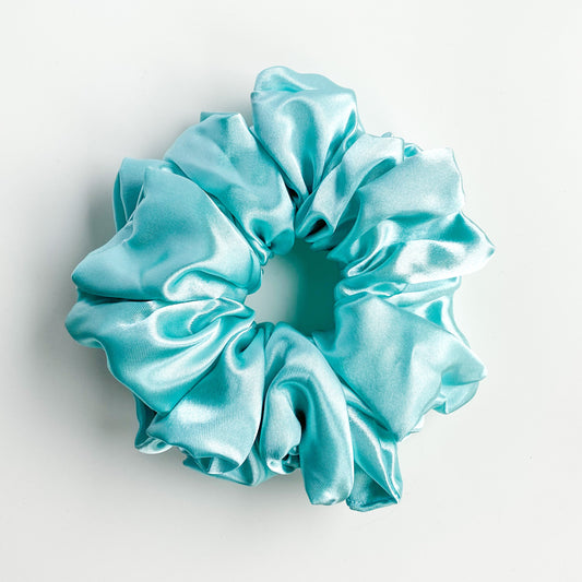 XL satijn scrunchie Mint