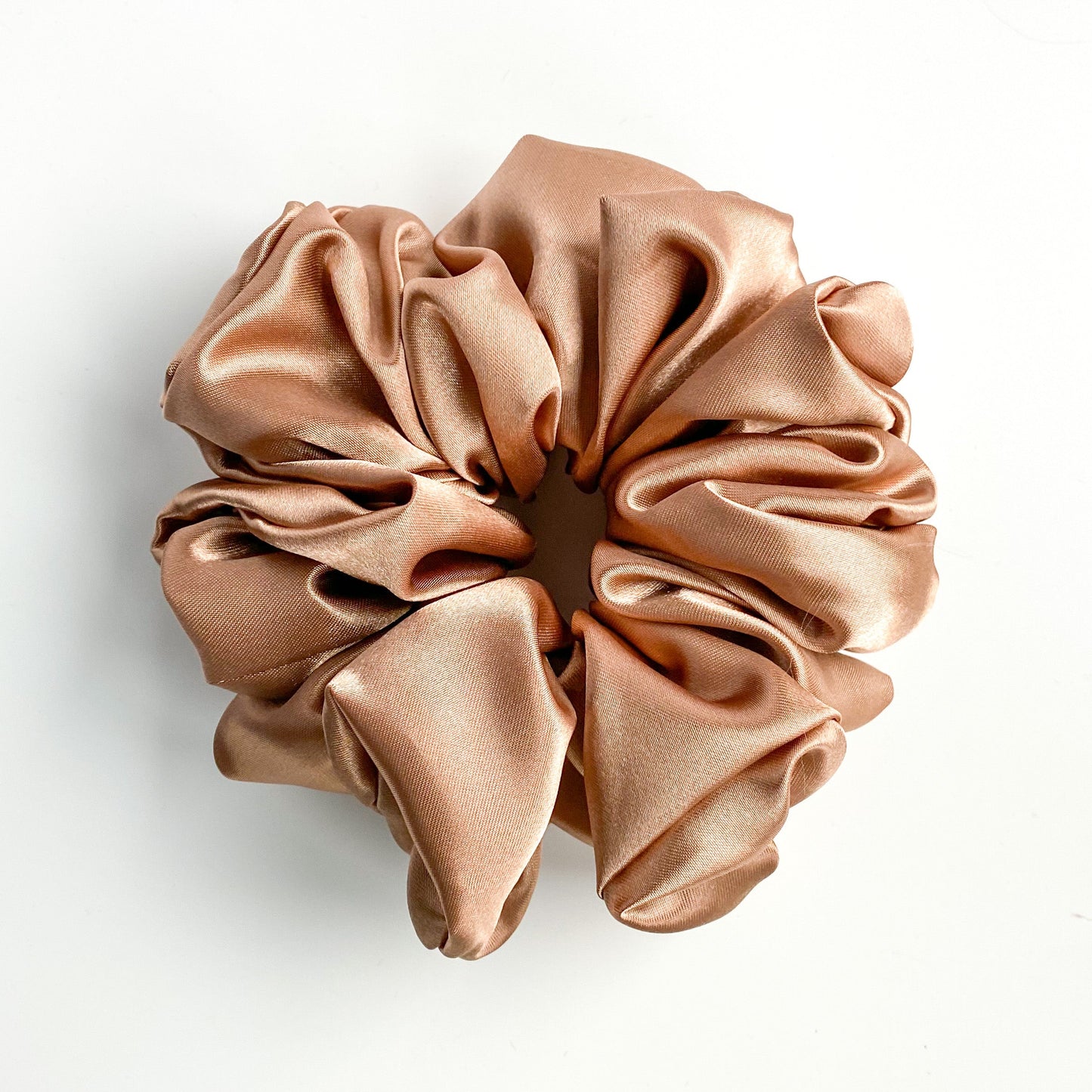 XL satijn scrunchie Taupe