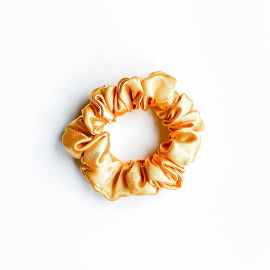 XS Satijnen scrunchie Goud