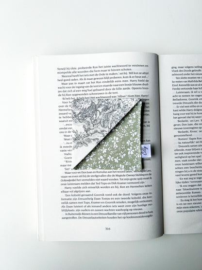 Boekenlegger Meadow Mint/ Grijs