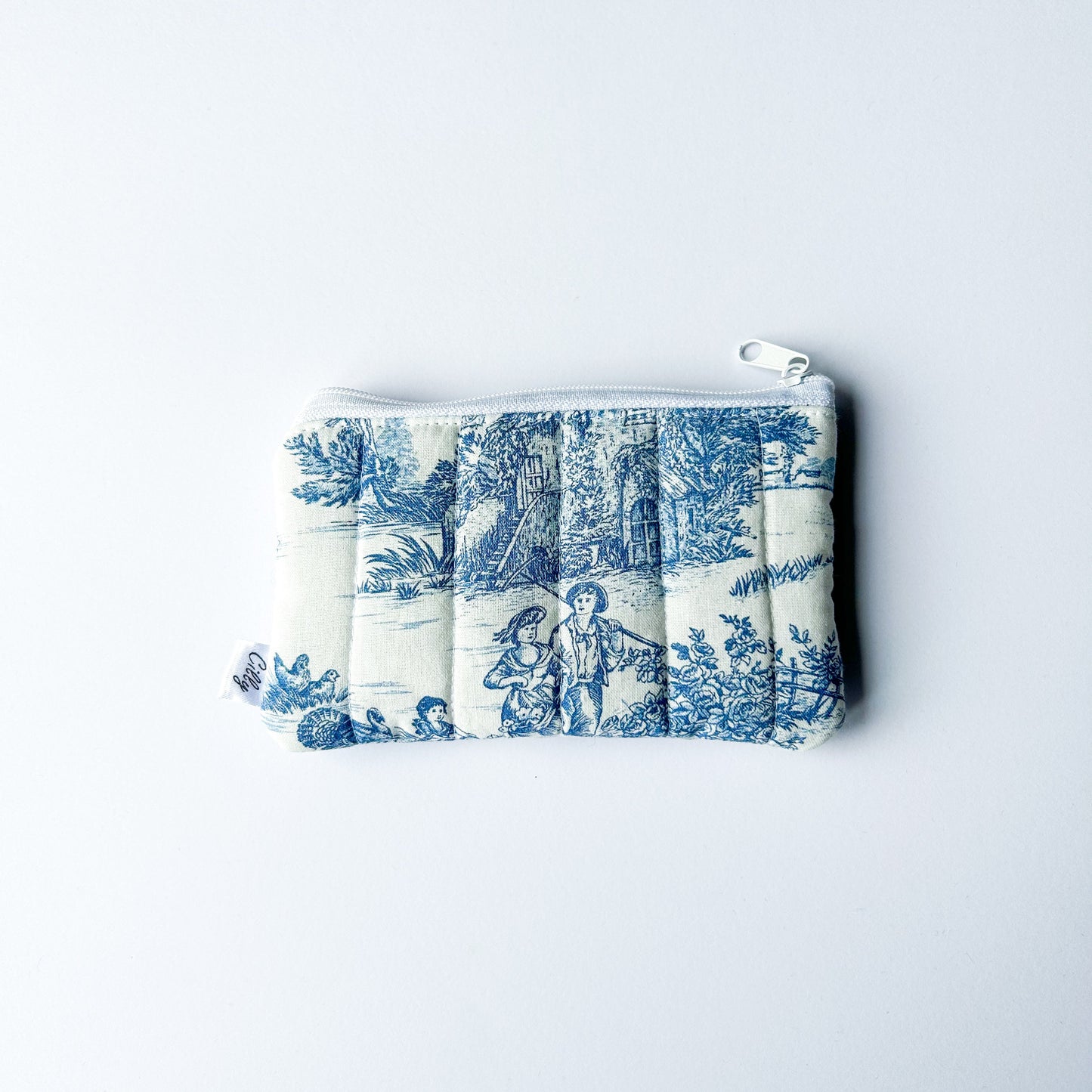 Jouy Blauw Munt Etui