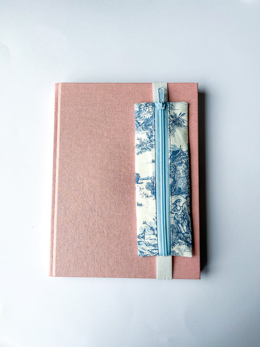 Jouy Etui Blauw/ Wit