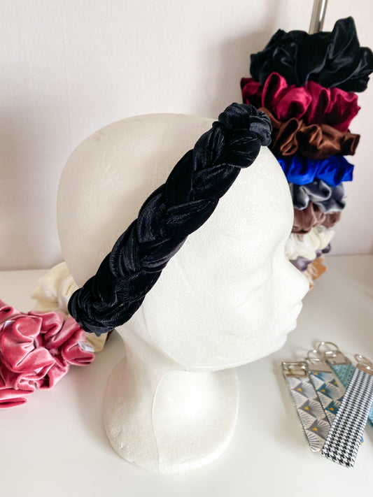 Velvet Haarband Zwart