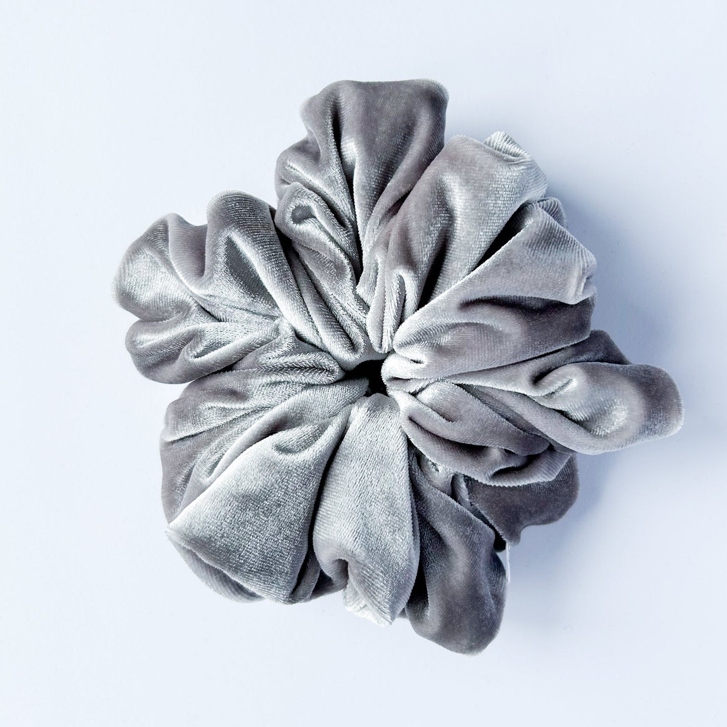 XL Violet scrunchie Zilver