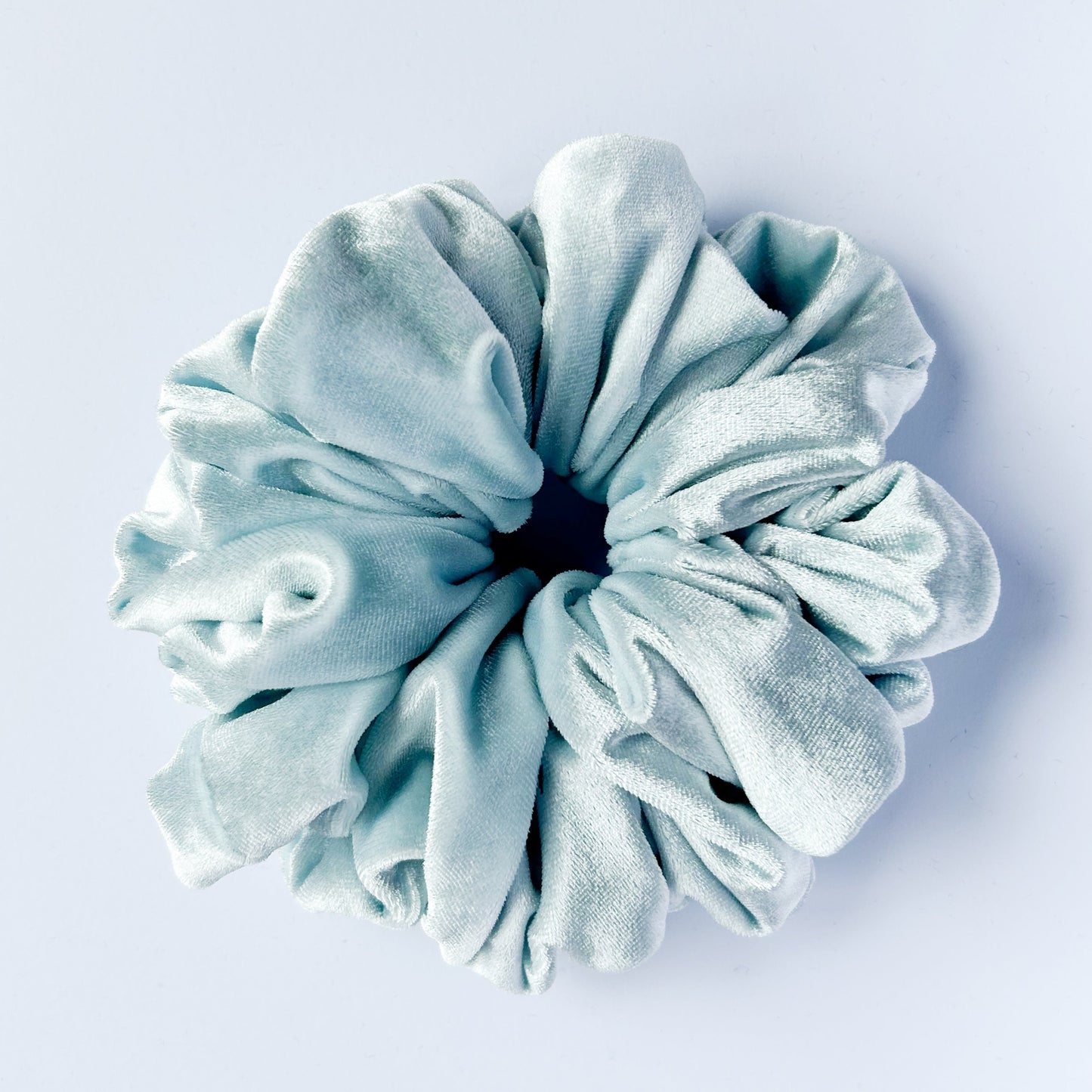 XL Violet scrunchie IJsblauw