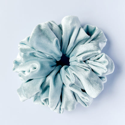 XL Violet scrunchie IJsblauw