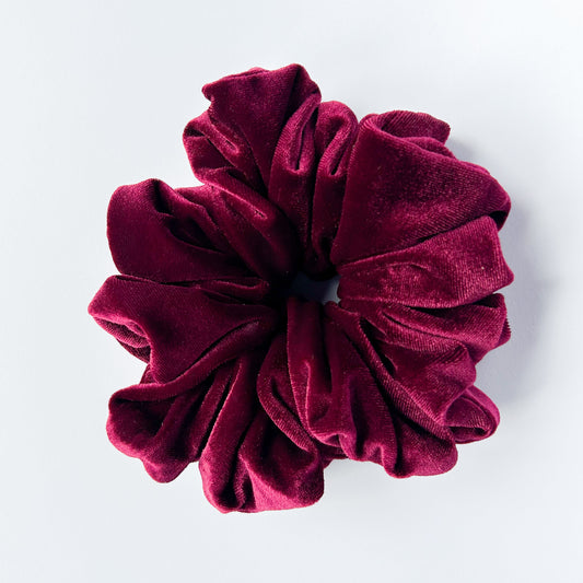 XL Violet scrunchie Bordeaux