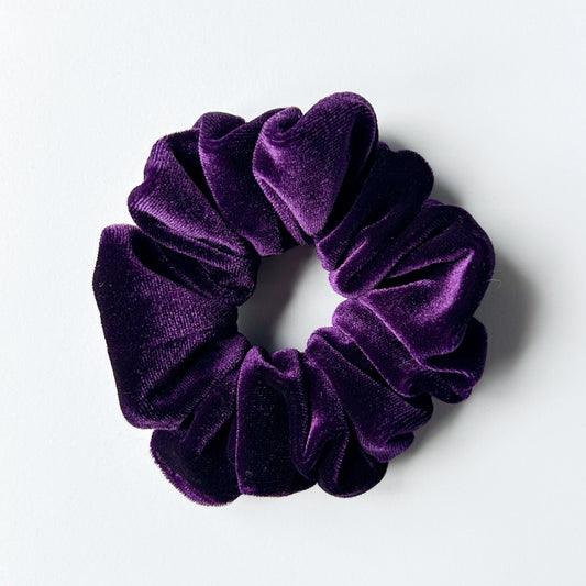Violet scrunchie paars