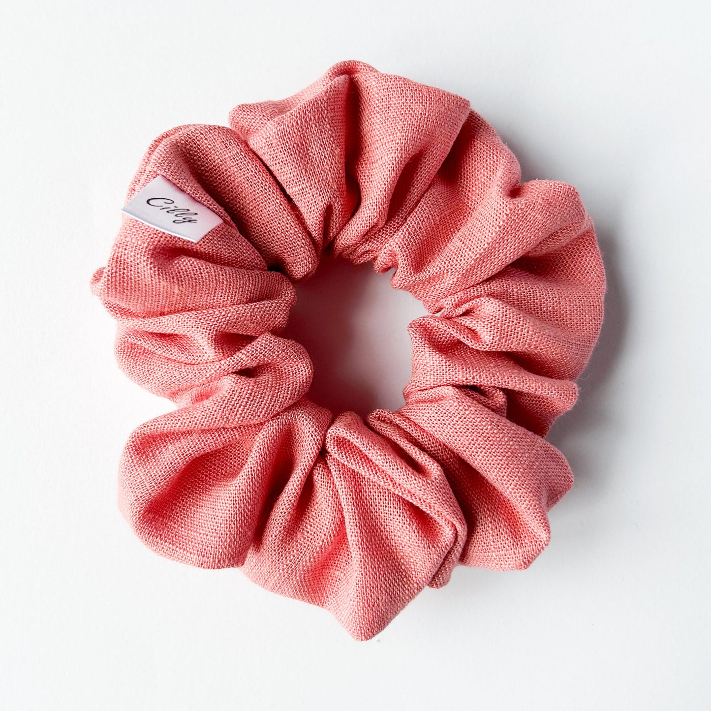 Lynn scrunchie Zalm