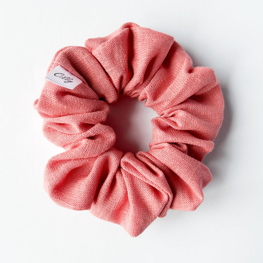 Lynn scrunchie Zalm