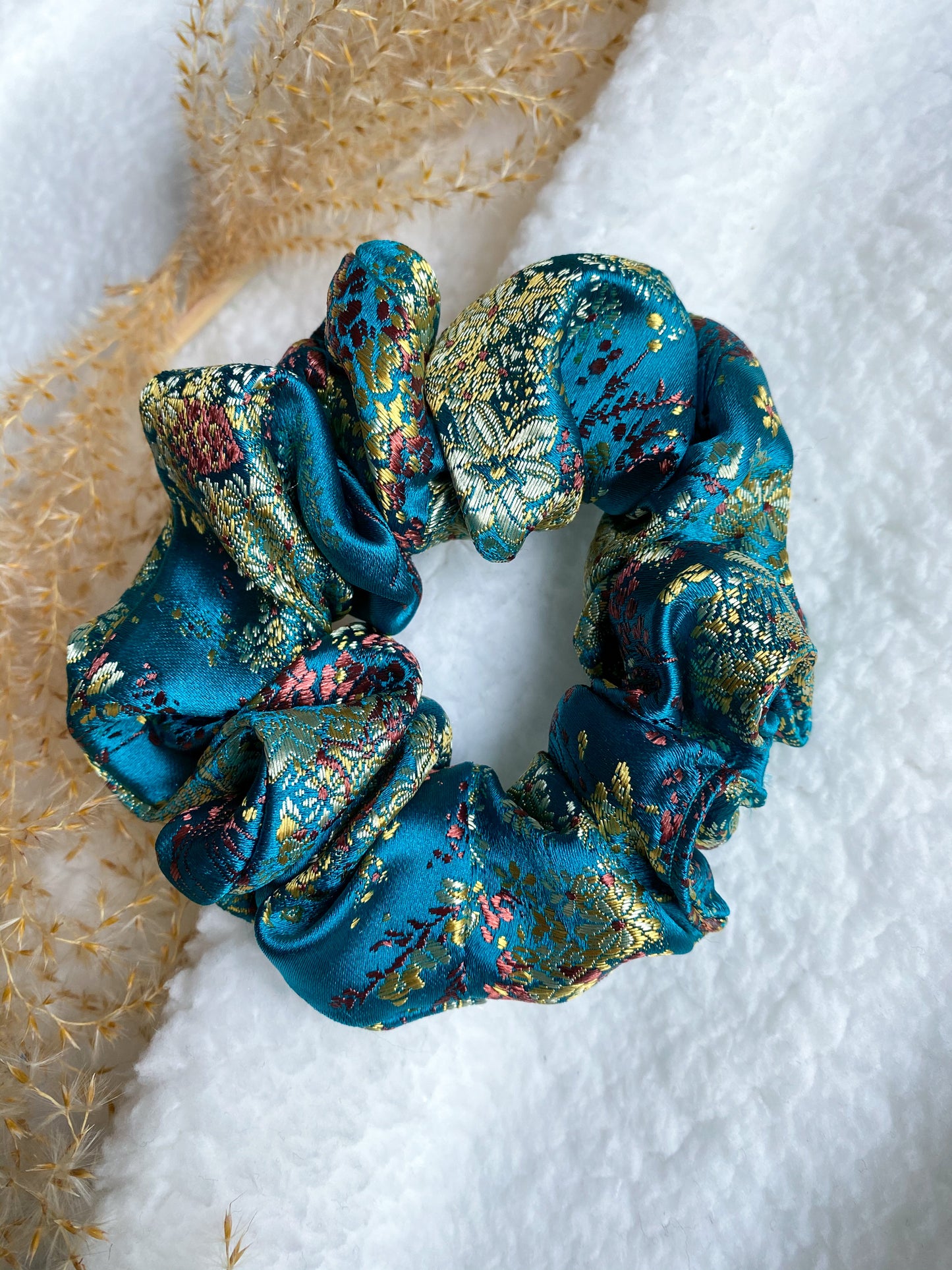Brooke scrunchie Petrol