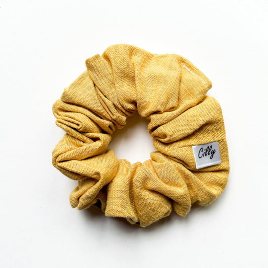 Lynn scrunchie geel